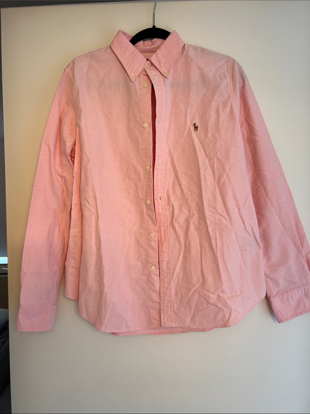 Ralph Lauren Light Pink Button-Down Oxford Shirt Vintage